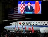 习近平参观波音飞机制造厂 海外工厂将落户中国